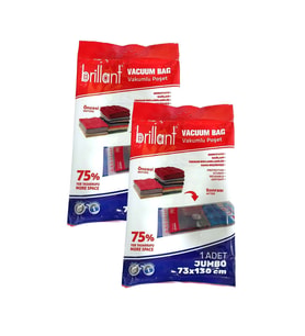 Brillant Vakumlu Hurç, 2li Set, Jumbo Boy 73x130