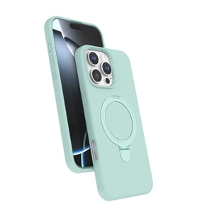 Apple İphone 16 Pro Max Regal Magsafe Standlı Kapak - Su Yeşili