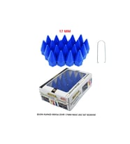 Bijon Kapağı Sivri 17 Mm Mavi 20 Li Set