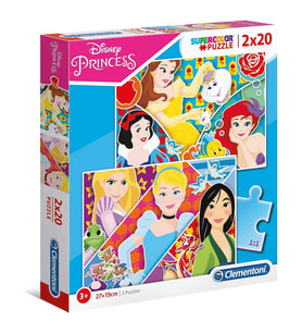 Clementoni 2x20 Parça Puzzle Princess
