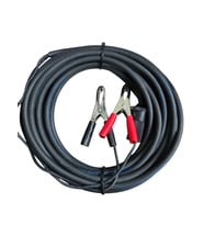 Aküden Bağlantılı Araç Çakmaklık Uzatma Kablosu Akü Maşalı 12-24 V/16A 2 X1,5mm TTR Bakır 10Mt-Siyah