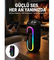 Bluetooth Hoparlör Uzun Pil Ömrü Taşınabilir Yüksek Ses Kaliteli Yeni Nesil