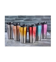 CKR-2049 400ML.ÇELİK MUG TERMOS BARDAK ÇİFT RENK (5343)