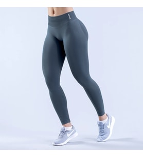 DFYNE Impact Antrasit Gri Seamless Toparlayıcı Spor Tayt