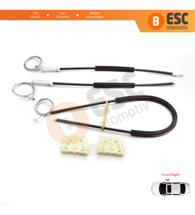 Citroen C4 Picasso MK1 UD Grand UA 2006-2013 MPV 9222CT İçin Elektrikli Ön Sağ Cam Kriko Tamir Seti