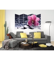 PEMBE ORKİDE ÇİÇEĞİ MDF TABLO-0737 MODEL-B