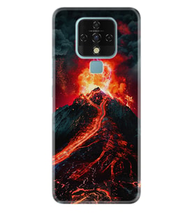 Tecno Camon 16 18P Pova Pova 3 Pova Neo Kılıf Desemli Silikon Yanardağ 1611