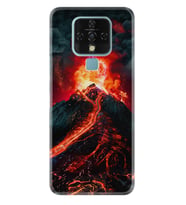 Tecno Camon 16 18P Pova Pova 3 Pova Neo Kılıf Desemli Silikon Yanardağ 1611