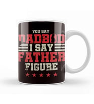 Dad Bod Papa Daddy Figure Dad Father Stepdad Husband Family Kupa Bardak Porselen