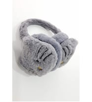 KEDİ PELUŞ TÜYLÜ SOĞUKTAN KORUYUCU KIŞLIK KULAKLIK GRİ