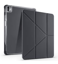 iPad Pro 13 2025 M5 Tablet Kılıf Kalem Bölmeli Standlı Lüx Smart Cover (Siyah)