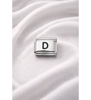 D Harfi Charm – Çelik Harfli Bileklik Aksesuarı,Kişiye Özel Modüler Takı