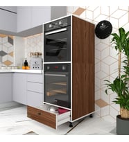 Kenzlife fırın dolabı naime cvz 145*60*56 mutfak çekmeceli ayaklı banyo kiler ofis