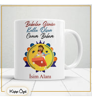 Babalar Günü Özel Hediye Çay Kahve Kupa Bardak-baba34