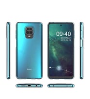 Xiaomi Redmi Note 9S Kılıf Şeffaf İnce ve Esnek Süper Silikon (Renksiz)