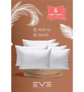 6 Adet Rollpack Yastık Mikrosilikon 1000 Gr