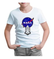 Uzay - Nasa Mekik Beyaz Çocuk Tshirt