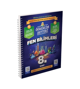 8.Sınıf Fen Bilimleri Öğrencim Defteri Murat Eğitim Yayınları