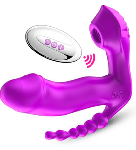 Astarte USB Şarjlı Uzaktan Kumandalı Klitoris Emme Fonksiyonlu Çamaşır Altı Isıtmalı Teknolojik Vibratör