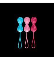 Satisfyer Power Balls 3 Adet Yumuşak Silikon Kegel Egzersiz Top Seti