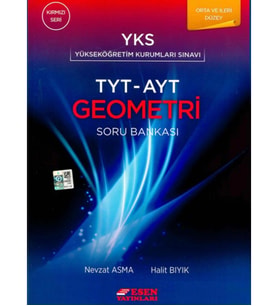 Esen Yks Tyt Ayt Orta İleri Düzey Geometri Kırmızı Seri Soru Bankası
