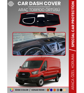 Ford TRANSİT V363 (2014-2019) ÜST 3 GÖZLÜ MODEL Torpido Örtüsü Ön Göğüs Koruma
