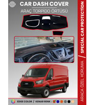 Ford TRANSİT V363 (2014-2019) ÜST 3 GÖZLÜ MODEL Torpido Örtüsü Ön Göğüs Koruma