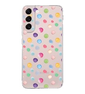 PrintiFy Samsung Galaxy S22 Plus ile Uyumlu 1mm Slim Fit Water Color 6 Baskılı Şeffaf  Kılıf