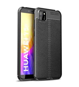 Huawei Y5p Kılıf Auto Focus Kapak - Siyah