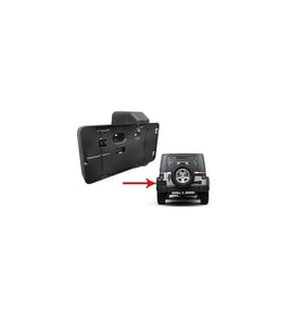 JEEP - ARKA KÖŞE KARE PLAKALIK JEEP WRANGLER RUBICON 2009