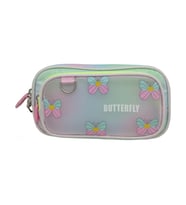 CHIMOLA BUTTERFLY YEŞİL-PEMBE KALEM ÇANTASI (K)