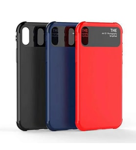 İphone X Xs 10 Fit Premium Silikon+ Cam Kılıf-(5775) - SSSSSS5755-4567