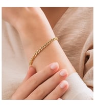Altın Gurmet Bileklik (4 MM) (Gold)