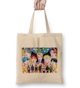 Bts Army World Bez Çanta Uzun Saplı