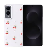Coverzone Samsung Galaxy S25 Plus ile uyumlu K?l?f Airbag K�?eli 2mm Kamera �?k?nt? Korumal? Simli ?effaf Bask?l? Z-Kutup Kapak Kiraz