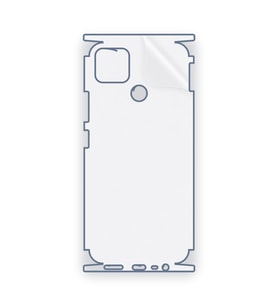 SChitec Realme C25S Uyumlu Fullbody Arka Kaplama Hidrojel Koruyucu Film