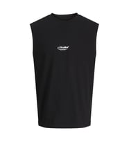 Jack & Jones Jjesoho Sleeveless Tee Sn Siyah Erkek Kolsuz T-shirt 12288001