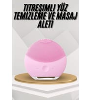 Hassas Ciltlere Özel Titreşimli Yüz Temizleme ve Masaj Aleti