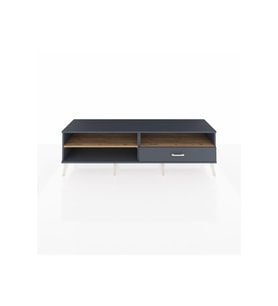 Hyperion TV Ünitesi 2 Raflı Tek Çekmeceli  176x44x51 Antrasit-Çam/Antrasit