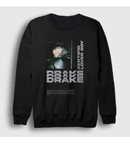 Presmono Unisex Siyah Drake Certified Lover Boy Sweatshirt 420437tt