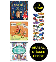 ARABALI STİCKER HEDİYELİ - OKUL ÖNCESİ RESİMLİ KİTAPLAR  -  SEVGİNİN GÜCÜ - UYKUDAN ÖNCE MASALLAR