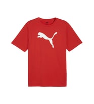Puma Teamrise Logo Jersey Cotton Erkek Günlük Tişört 65870501 Kırmızı