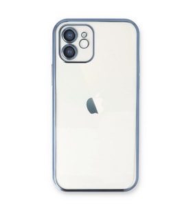 Apple İphone 12 Kılıf Razer Lensli Silikon - Açık Mavi