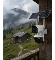 Güneş Enerjili Bahçe Kamerası 4G SIM Kartlı 9MP Akıllı Güvenlik Kamerası 2 Yıl Garantili