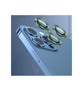 Apple iPhone 11 Pro Uyumlu Zore CL-07 Kamera Lens Koruyucu (Koyu Yeşil)