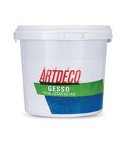 Artdeco SİYAH Gesso Tuval Astar Boyası 1000 ml. 