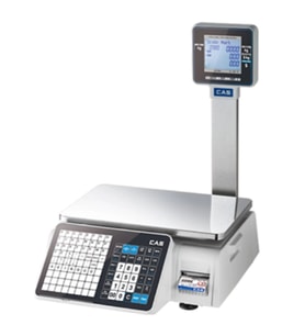 CAS CL3000 15KG 202DPI DİREKT TERMAL ETHERNET LCD EKRAN BOYUNLU BARKODLU TERAZİ