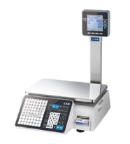 CAS CL3000 15KG 202DPI DİREKT TERMAL ETHERNET LCD EKRAN BOYUNLU BARKODLU TERAZİ