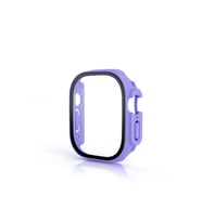 Apple Watch Ultra 49mm Uyumlu Kasa ve Ekran Koruyucu Zore Watch Gard 19 (Lila)