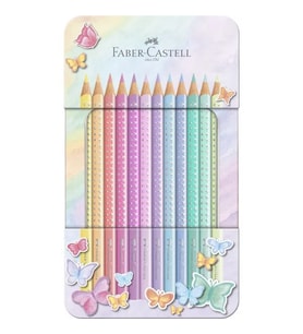 FABER CASTELL 12Lİ PARLAK RENKLER PASTEL RENK BOYA KALEMİ